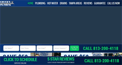 Desktop Screenshot of chucksplumbing.com
